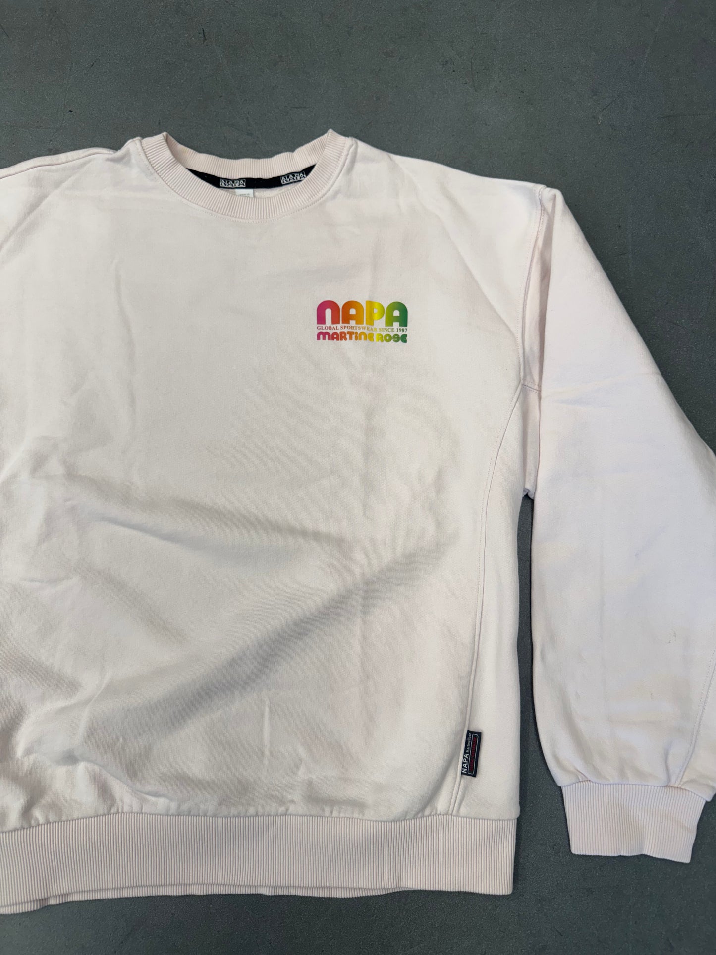 NAPA BY MARTINE ROSE "AS GOOD AS IT GETS" CREWNECK