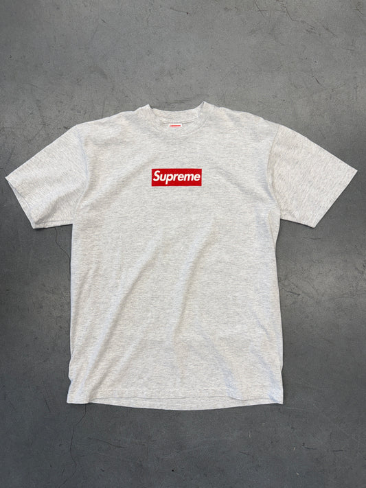 2003 SUPREME BOX LOGO TEE - ASH GREY