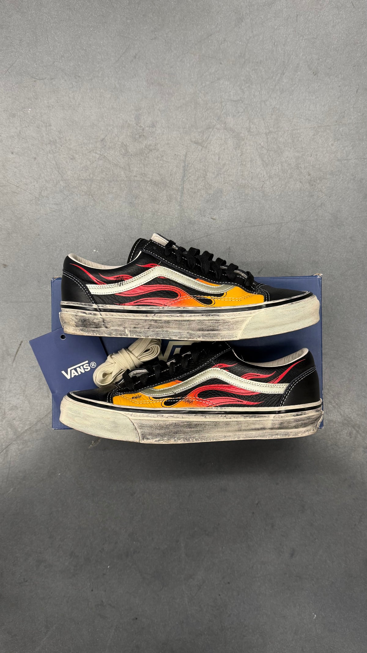 2026 VANS LX SKOOL ARCHIVE FLAME BLACK