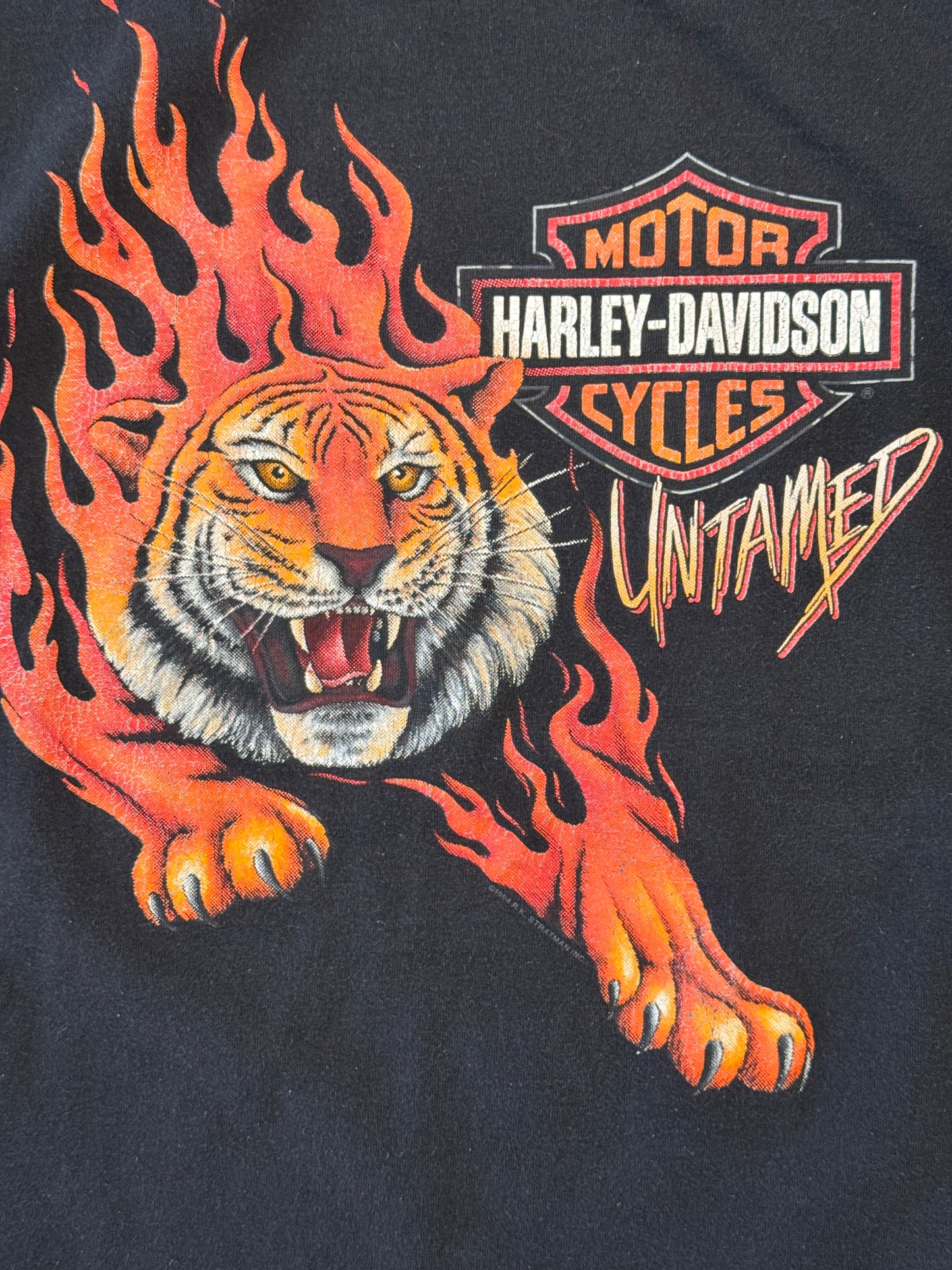 1998 HARLEY-DAVIDSON UNTAMED TIGER FLAME LS (HARLEY TAG)