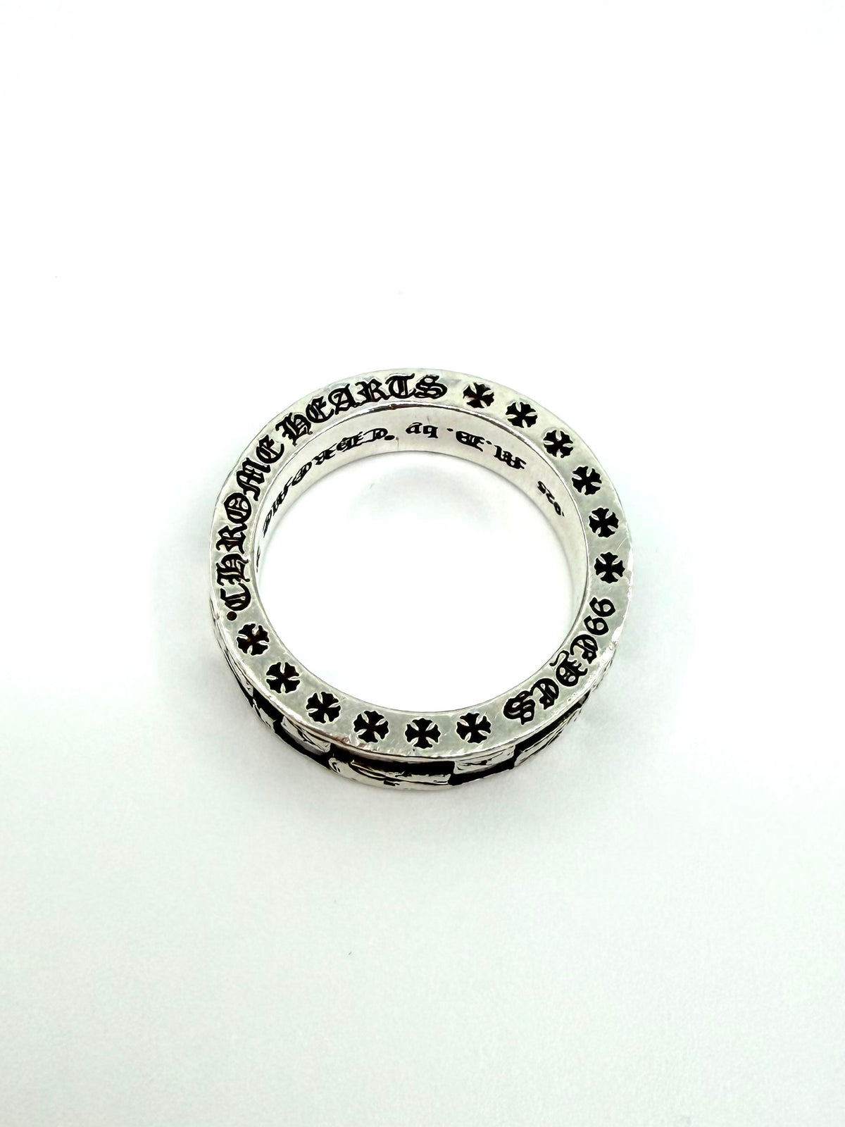 CHROME HEARTS MATTY BOY 99 EYES SILVER SPACER RING