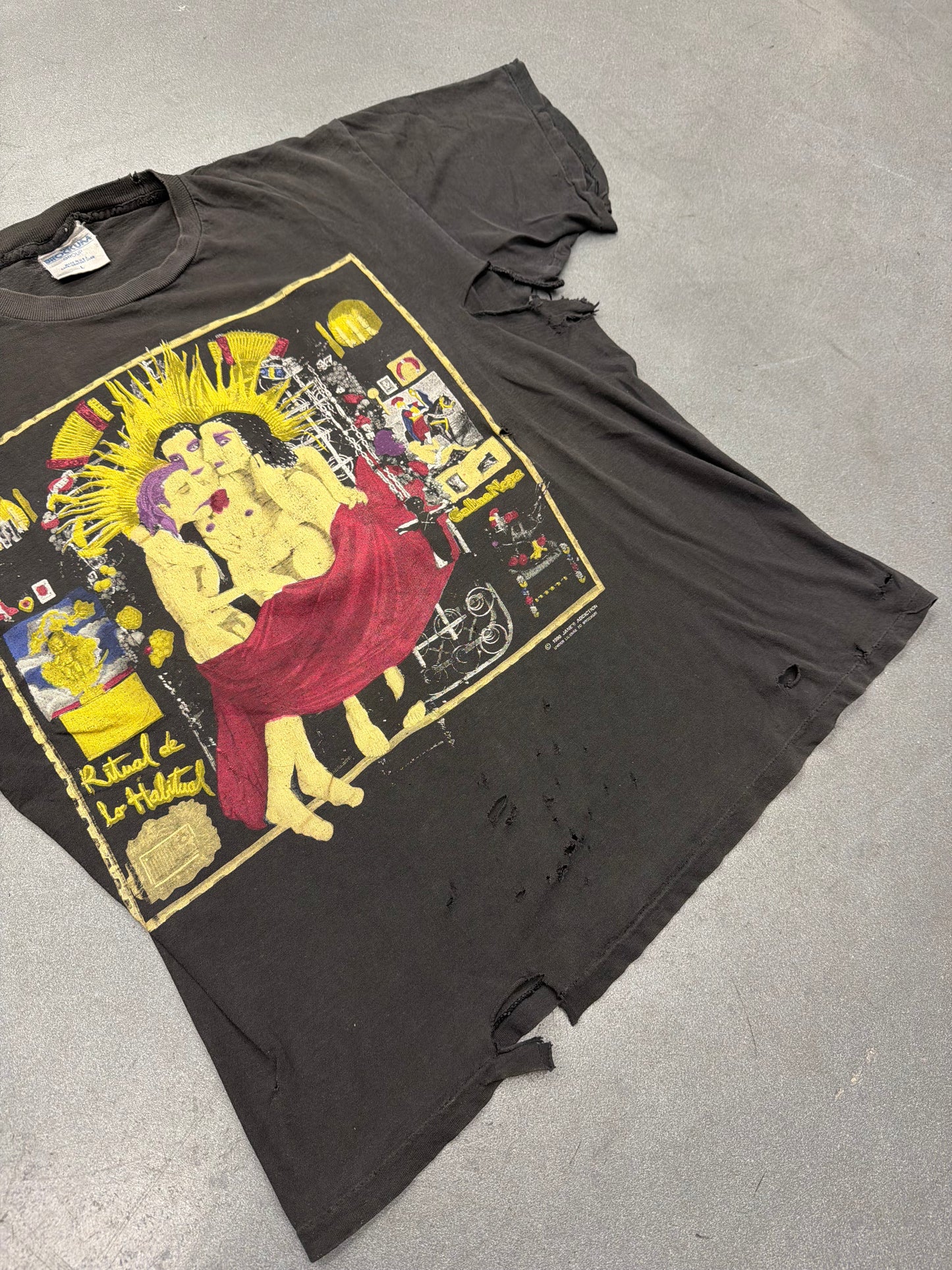 1990 JANE'S ADDICTION RITUAL DE LO HABITUAL TEE (BROCKUM TAG)