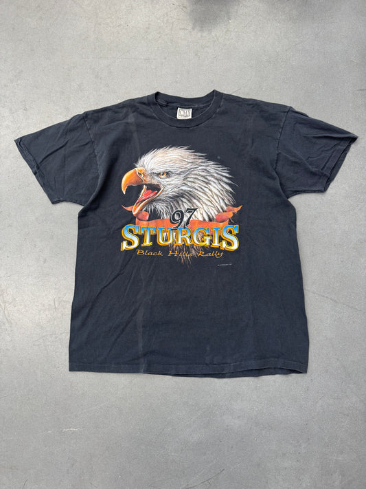 1997 STURGIS BLACK HILLS RALLY EAGLE TEE (CMJ TAG)