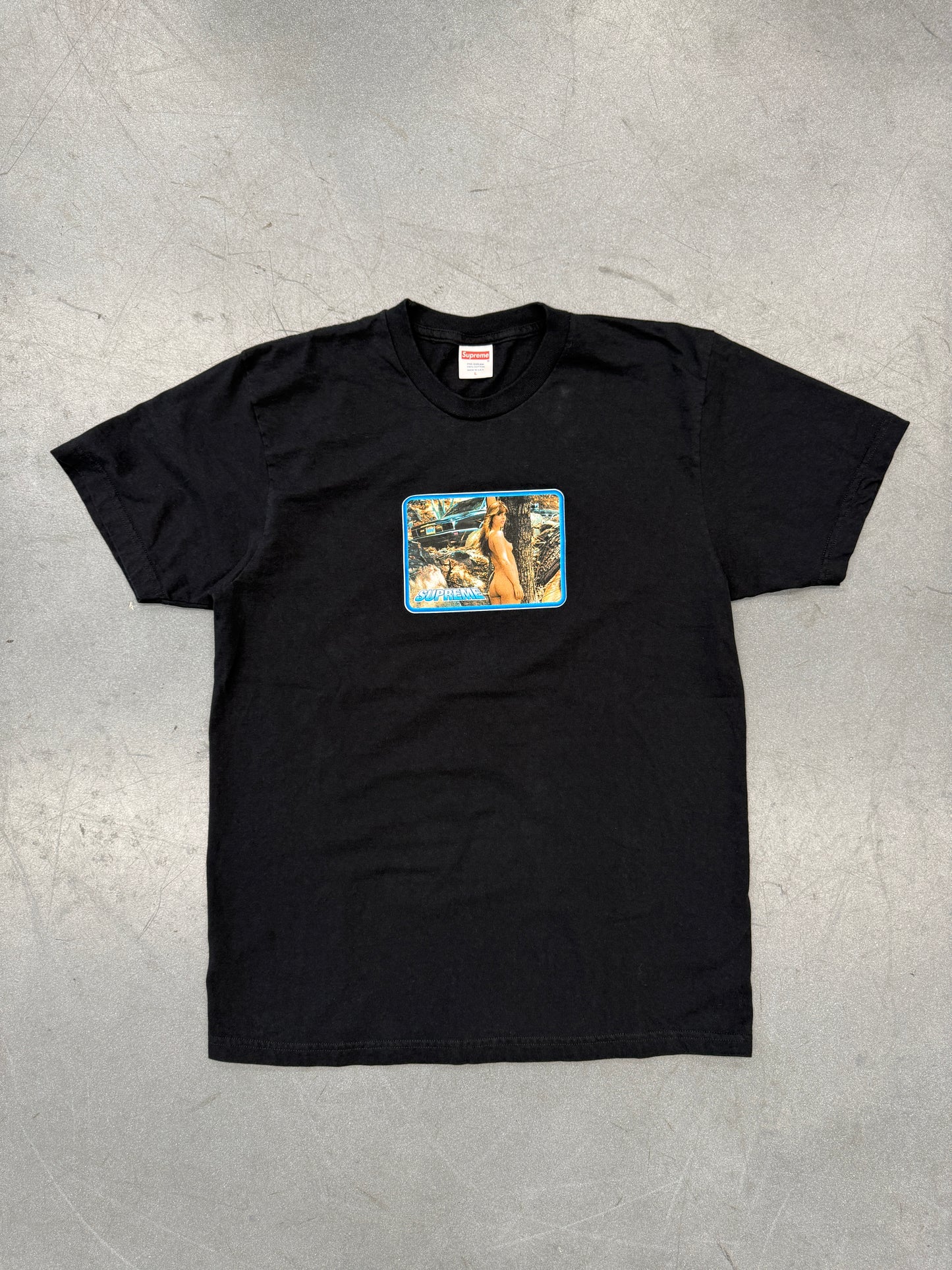 SS17 SUPREME LARRY CLARK GIRL TEE - BLACK