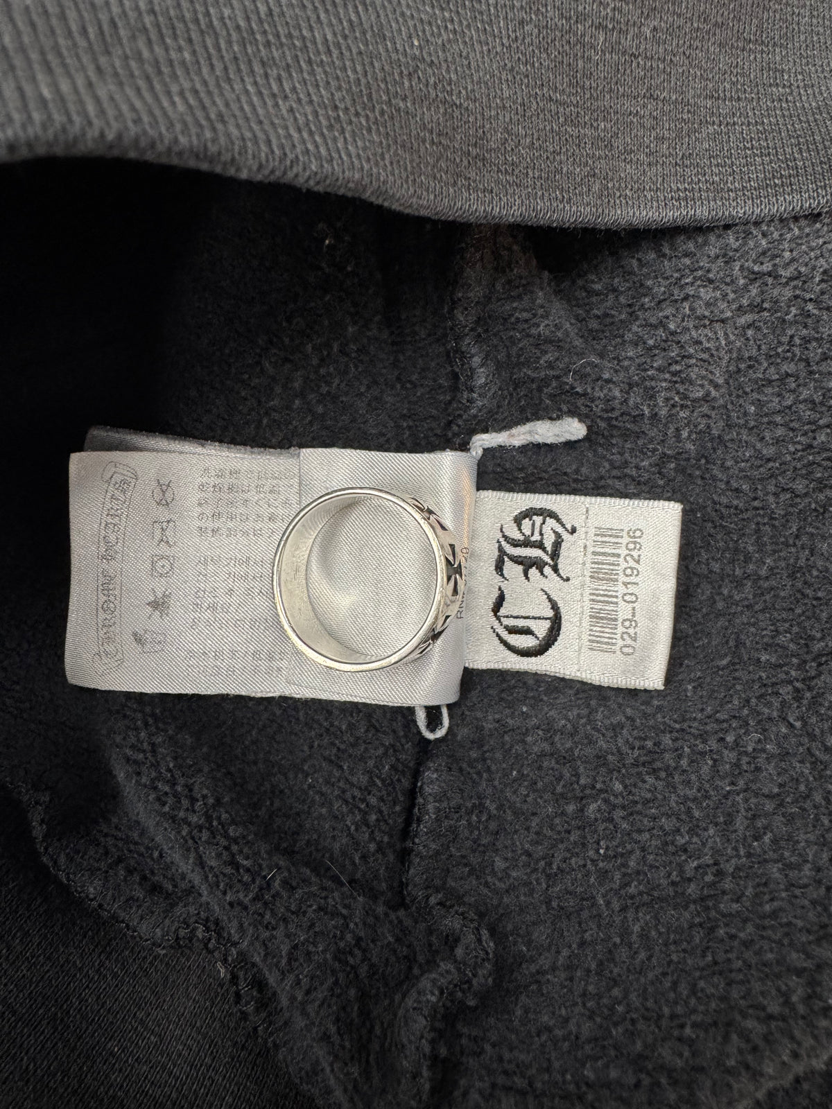 CHROME HEARTS MATTY BOY CHOMPER HORSESHOE PULLOVER HOODIE - BLACK