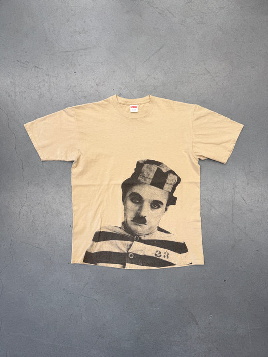 SS03 SUPREME CHARLIE CHAPLIN TEE - TAN