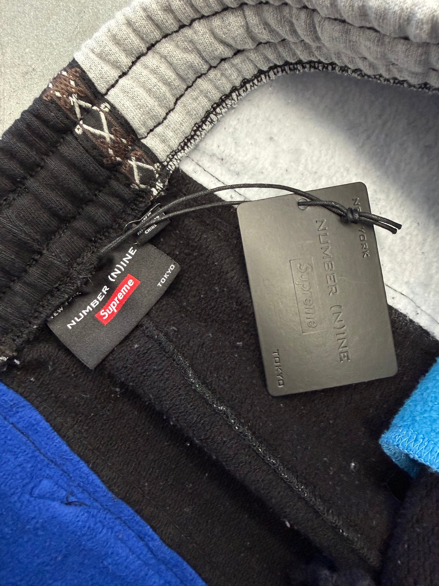 FW25 SUPREME NUMBER (N)INE PATCHWORK SWEATPANT - MULTI