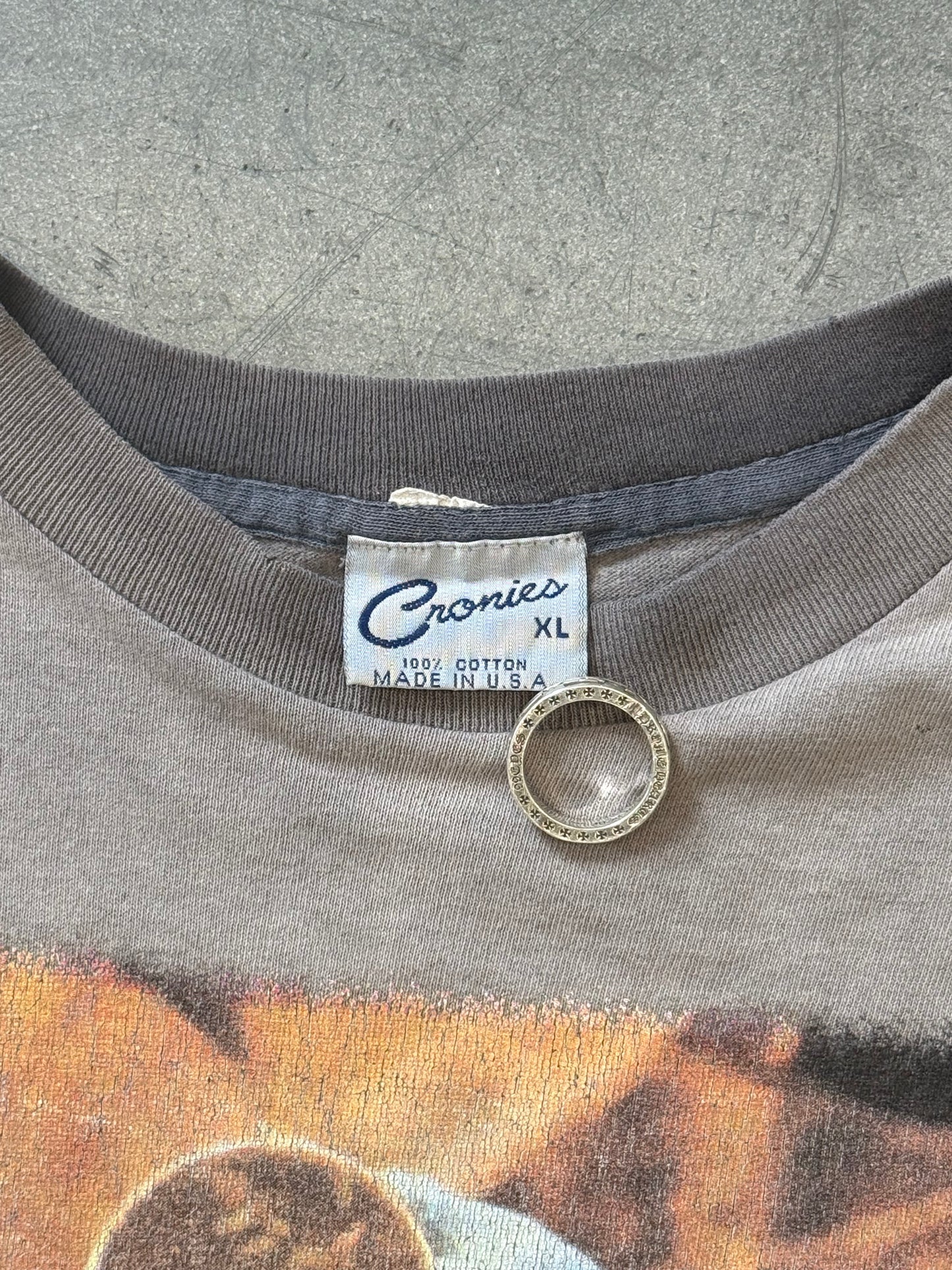 1994 TALES FROM THE CRYPT “THE DOCTOR IS IN” FADED TEE (CRONIES TAG)