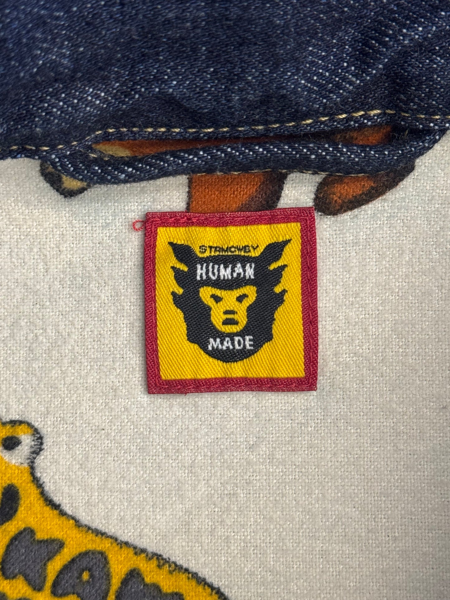 HUMAN MADE X KAWS DENIM WORK JACKET - INDIGO