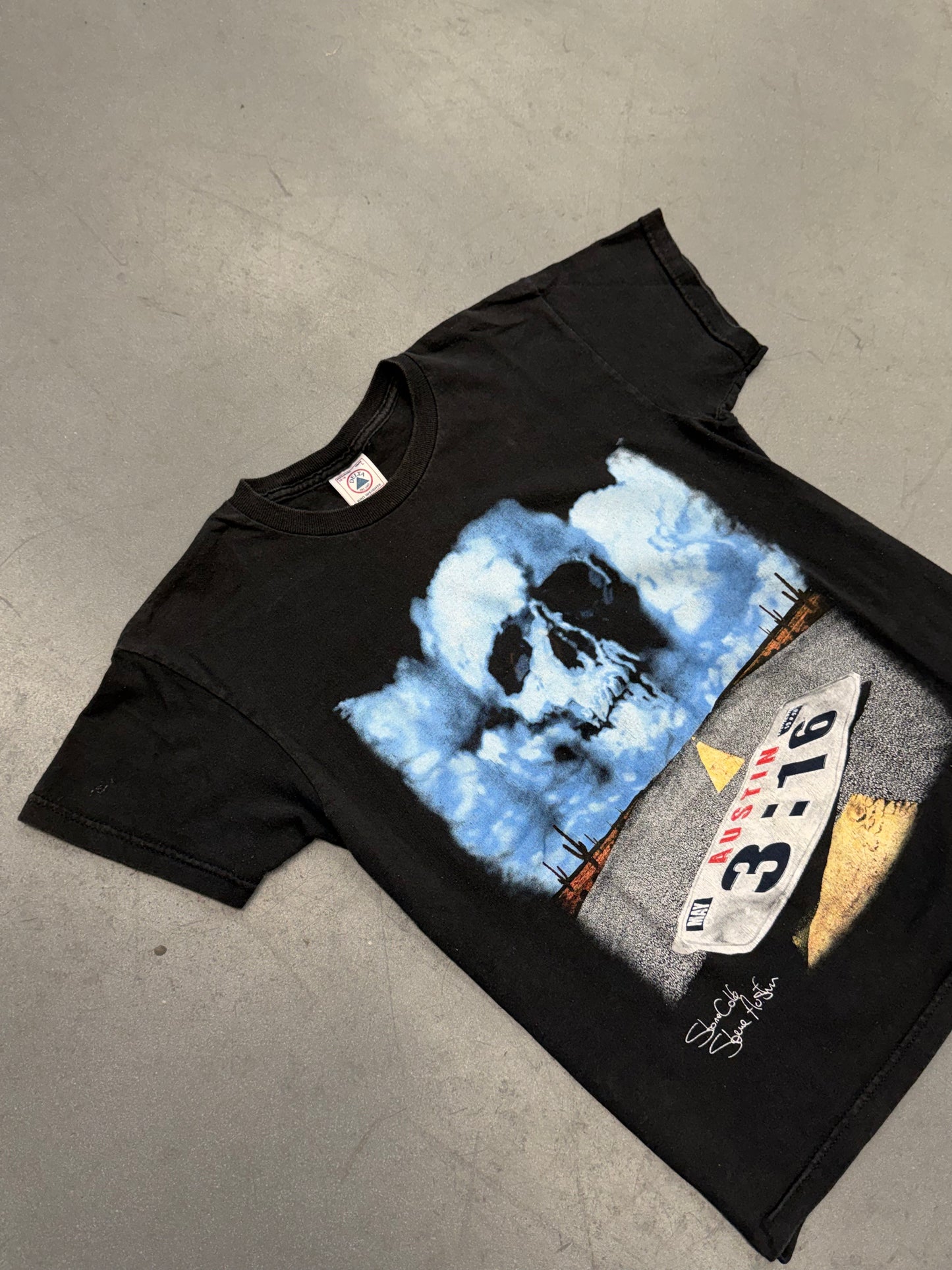 1998 WWF STONE COLD STEVE AUSTIN LICENSE PLATE TEE (DELTA TAG)