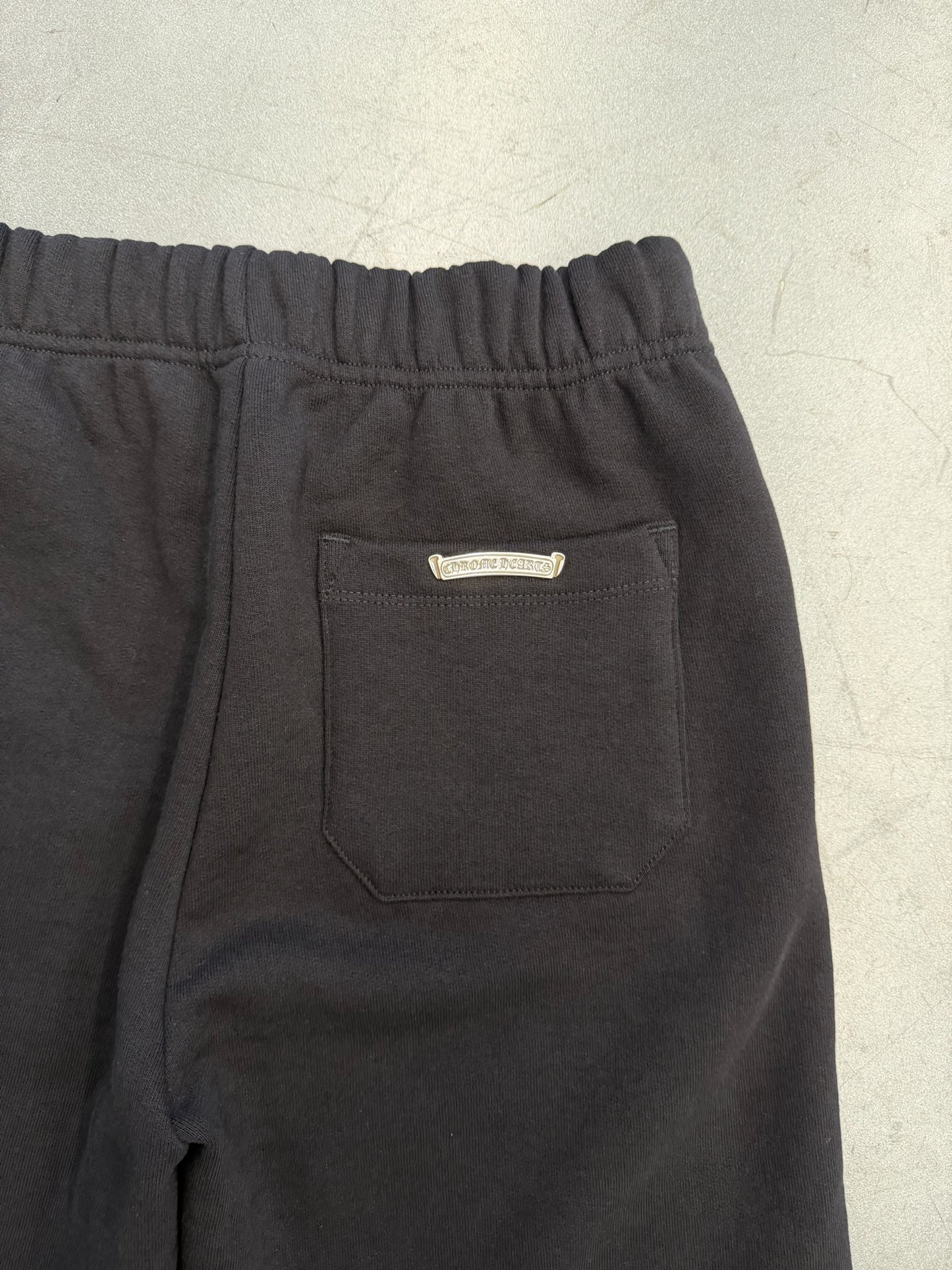 CHROME HEARTS PAPER JAM SWEATSHORTS - BLACK/BLACK