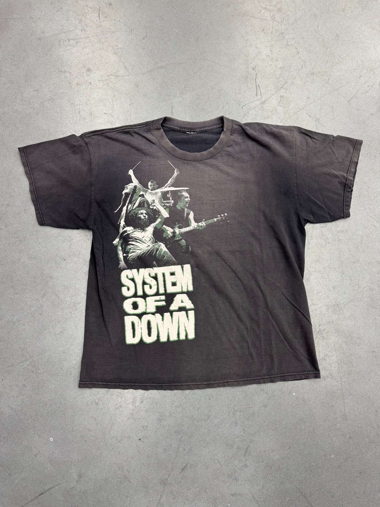 Y2K SYSTEM OF A DOWN BAND MEMBERS SIDE PRINT TEE (CUT TAG)