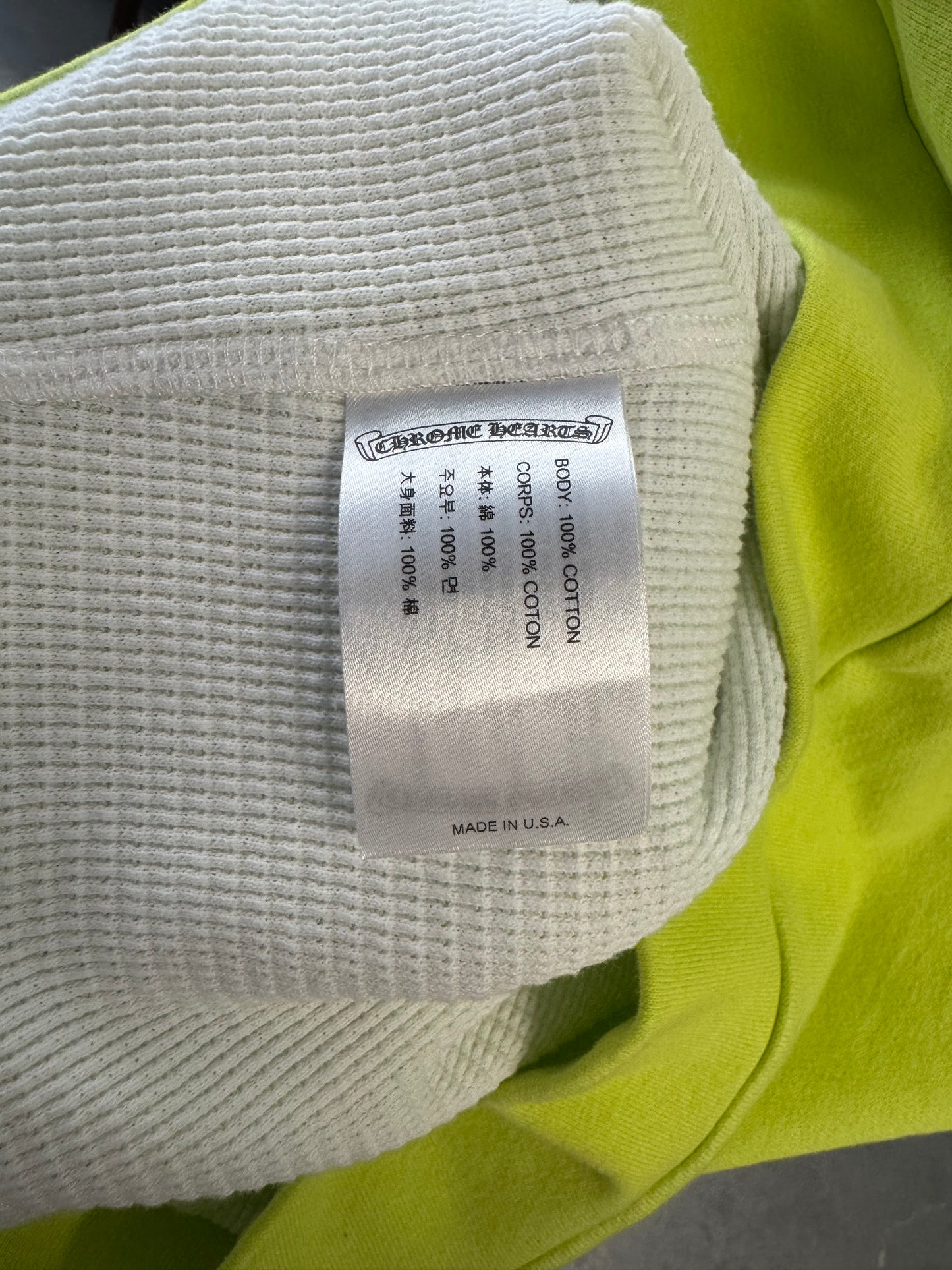 CHROME HEARTS MATTY BOY SEX RECORDS THERMAL LINED DAGGER ZIP HOODIE (SAMPLE UNRELEASED F&F PRINT)