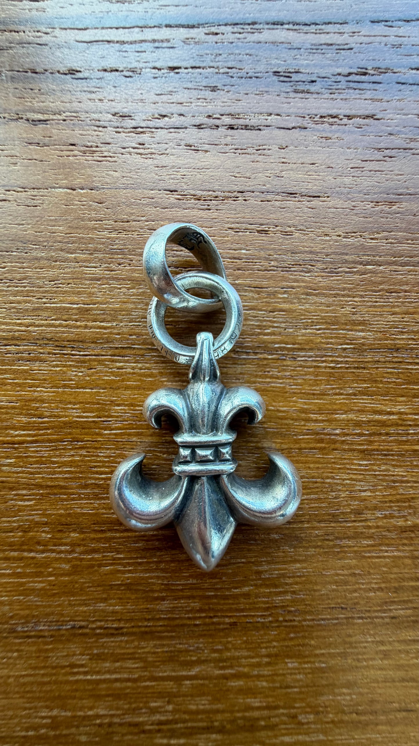 CHROME HEARTS BS FLEUR SILVER PENDANT