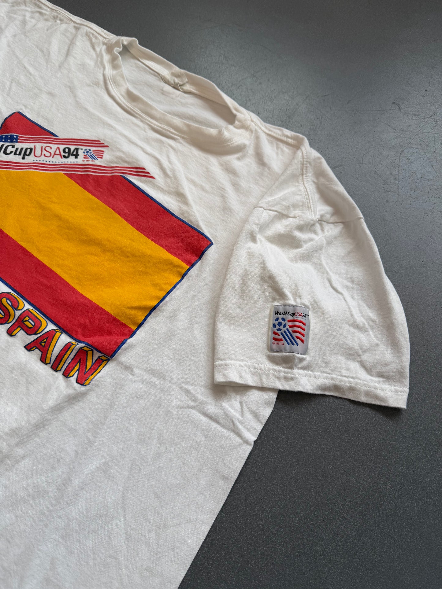 1994 WORLD CUP USA SPAIN TEE (JATO TAG)