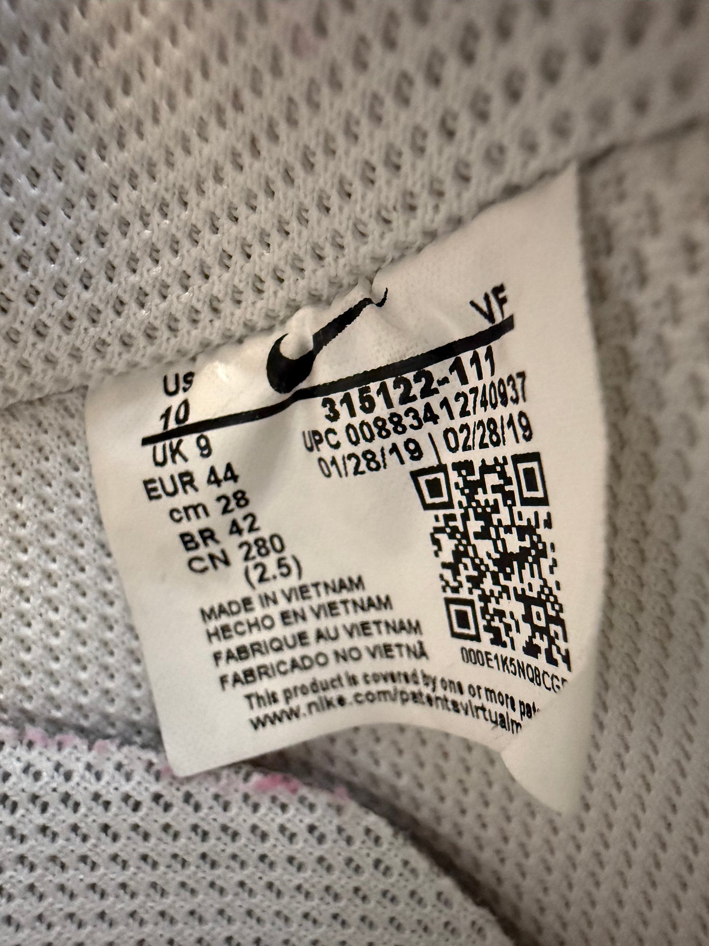 2019 SIZE 10 AIR FORCE 1 FLIGHT CLUB MIAMI OPENING CUSTOM TBD IN PROGRESS (PRE-OWNED WITH BOX)