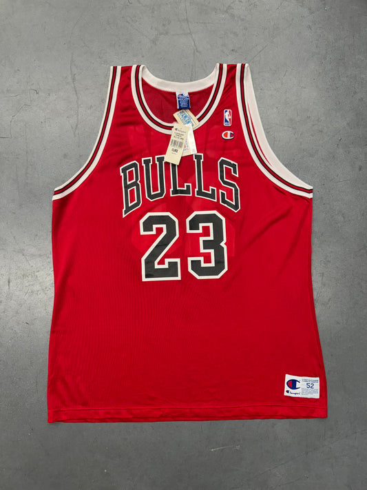 90'S CHAMPION MICHEAL JORDAN #23 SIZE 52 JERSEY (BRANDNEW W/ TAGS) (CHAMPION AUTHEHTIC TAG)