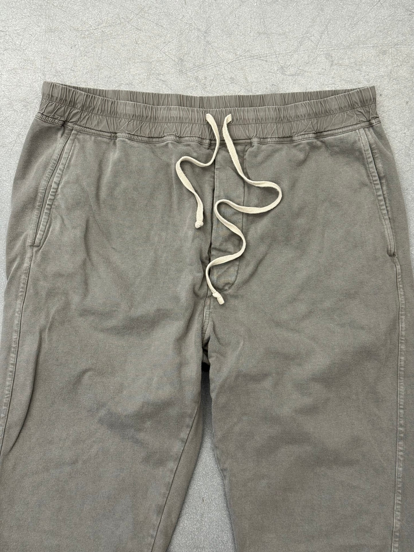 RICK OWENS DRKSHDW BERLIN HUSTLER BLUE COTTON PANTS