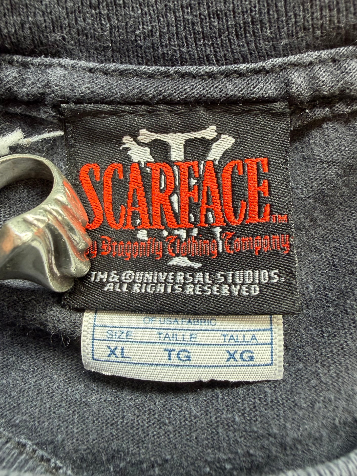 Y2K SCARFACE TONY MONTANA MOVIE PROMO TEE (SCARFACE TAG)