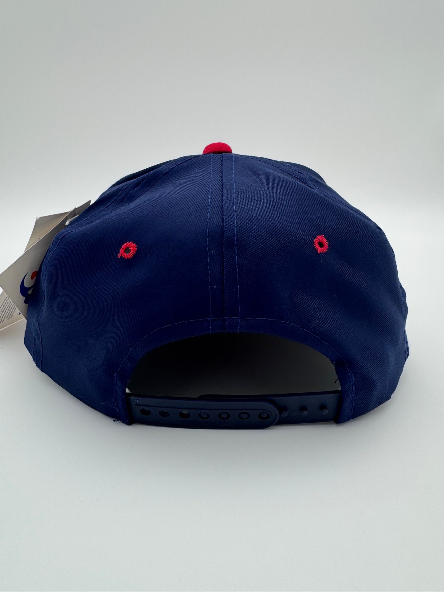 90S FLORIDA PANTHERS SCRIPT SPORTS SPECIALTIES SNAPBACK HAT NAVY