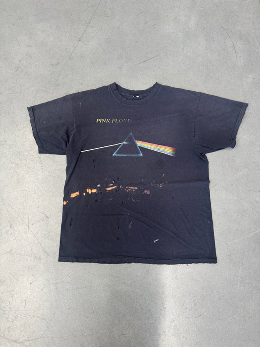 PINK FLOYD DARK SIDE OF THE MOON FADED AND DISTRESSED TEE (PULLED TAG)