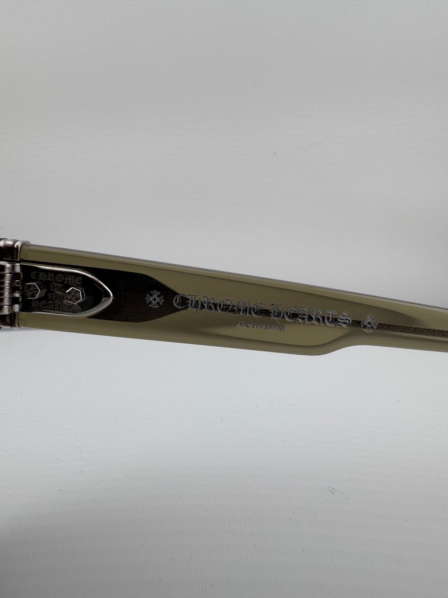 CHROME HEARTS ‘MIDIXATHRILL I’ SUNGLASSES - CLEAR SMOKE GREY (BRAND NEW WITH CLOTH AND CASE)