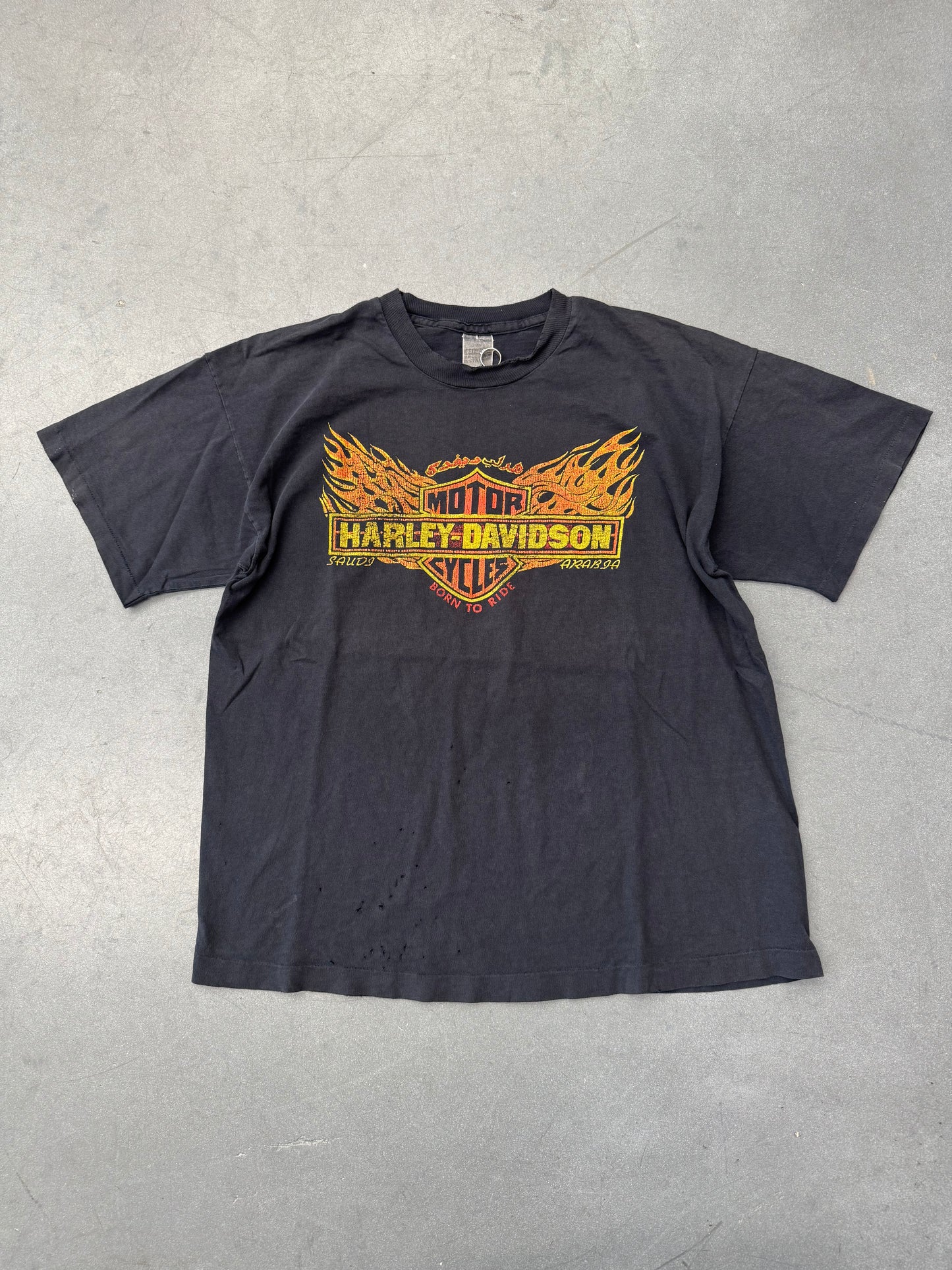 80S HARLEY-DAVIDSON SAUDI ARABIA TEE (SCREEN STARS TAG)