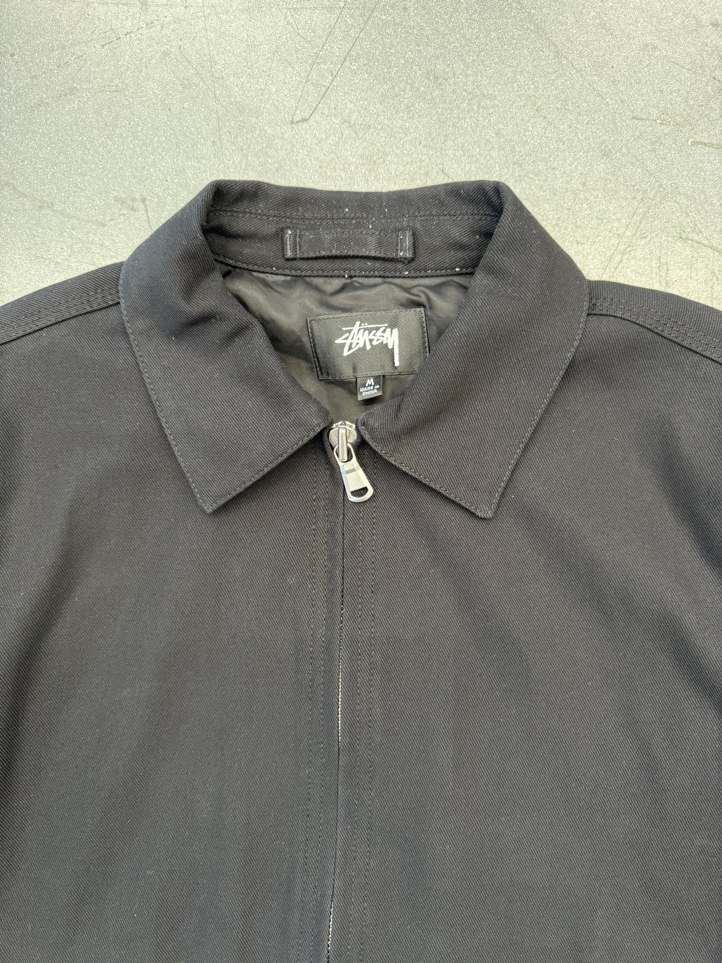 SS25 STUSSY GABARDINE GARAGE JACKET