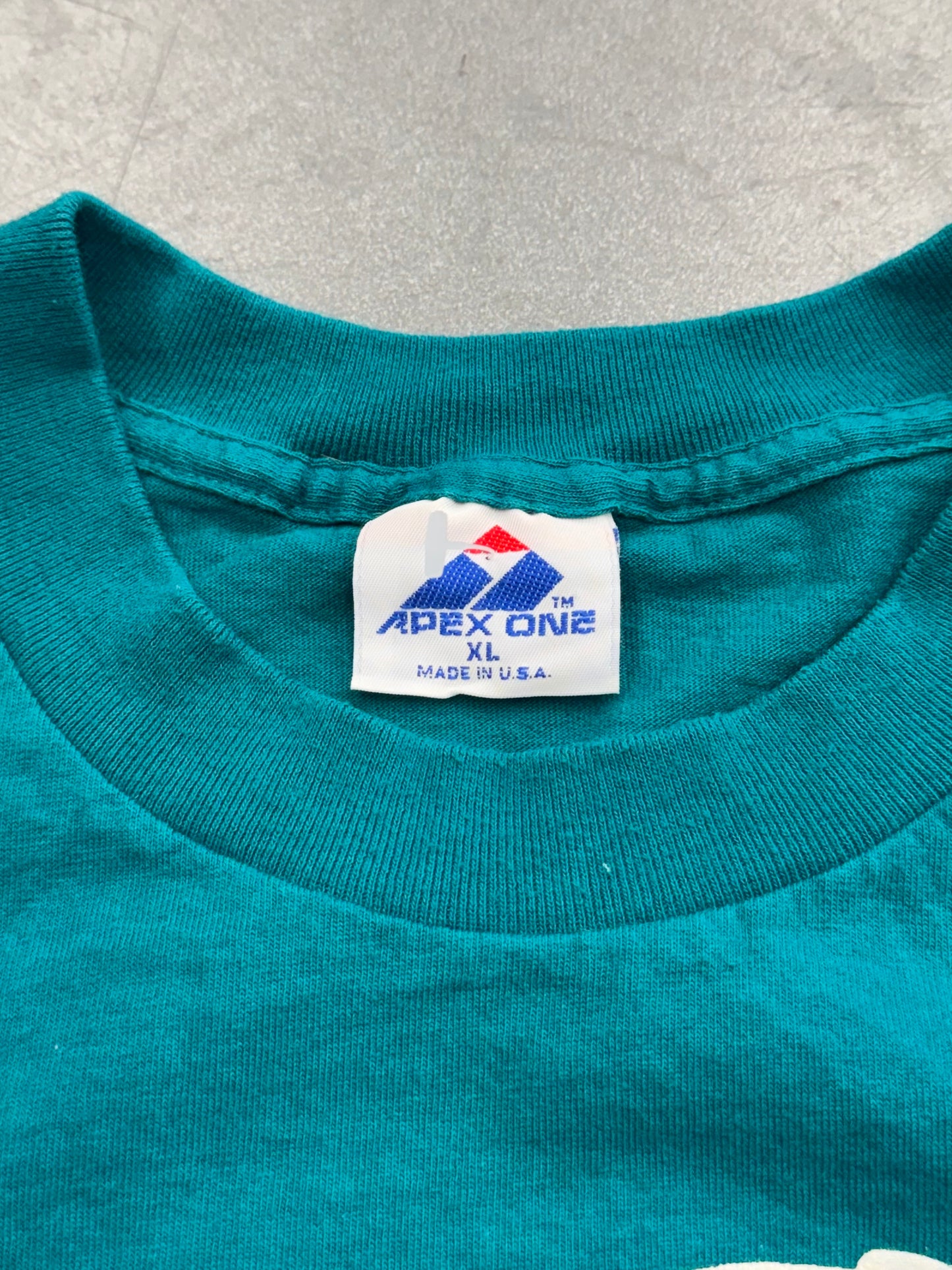 1993 APEX ONE MIAMI DOLPHINS BIG LOGO TEE