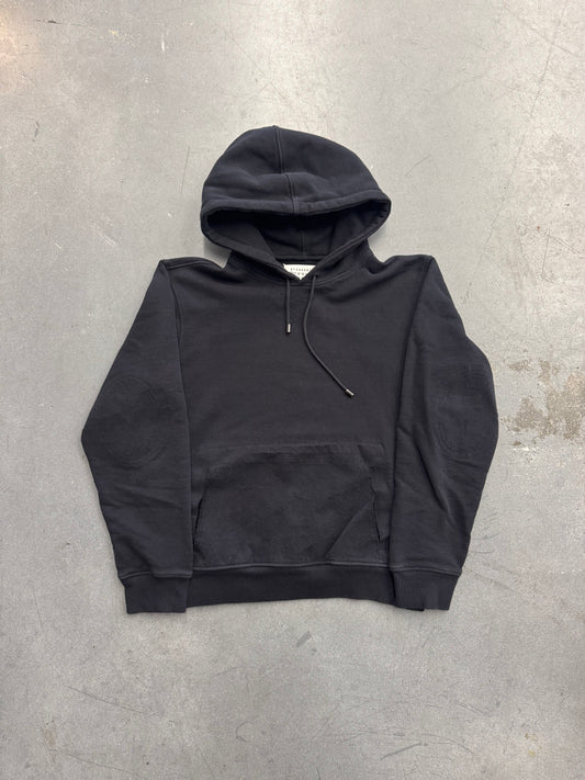 MAISON MARGIELA NO-STITCH SLIT-POCKET PULLOVER HOODIE