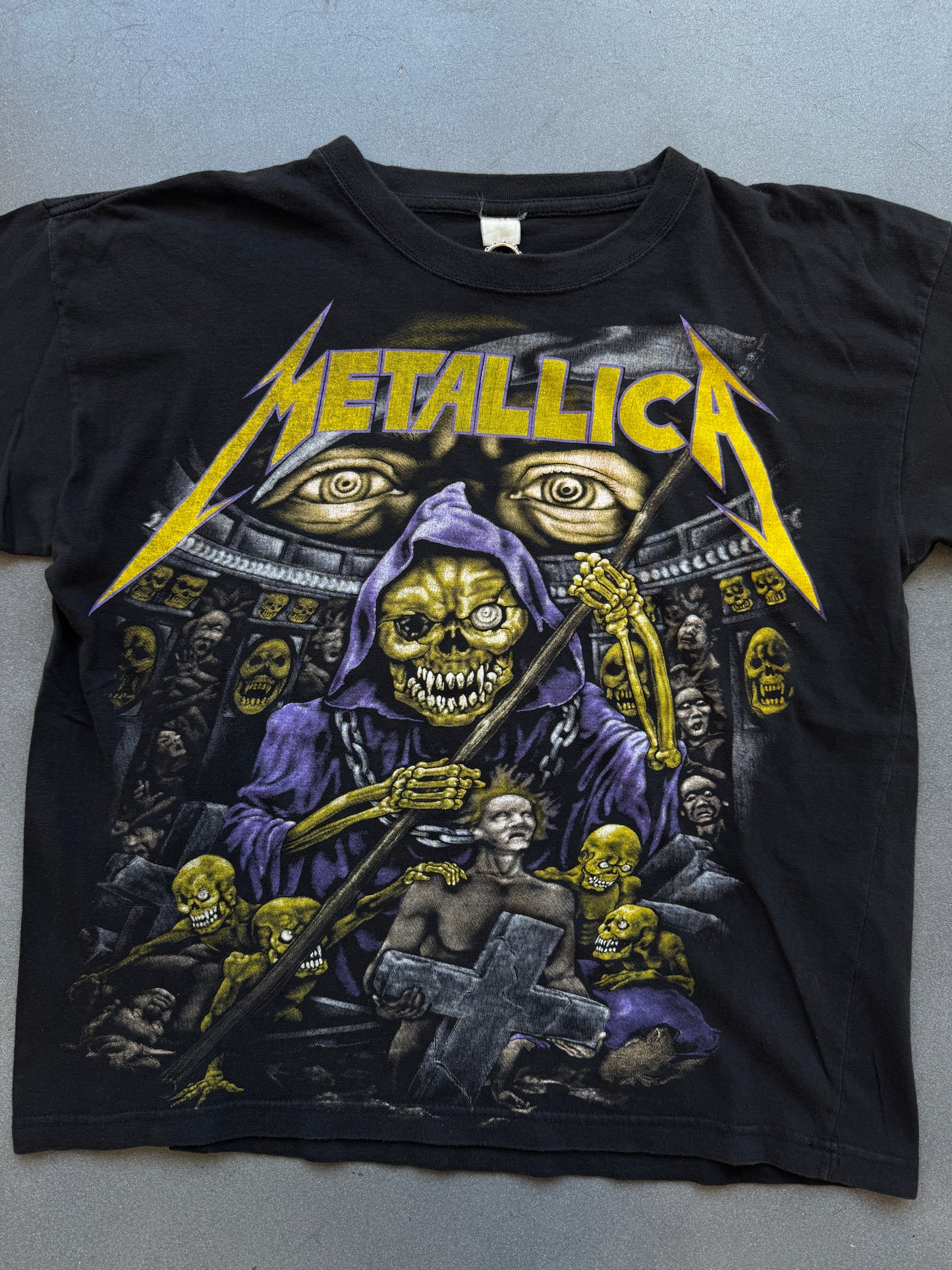 90'S METALLICA EURO BOOTLEG TEE (FADED TAG)