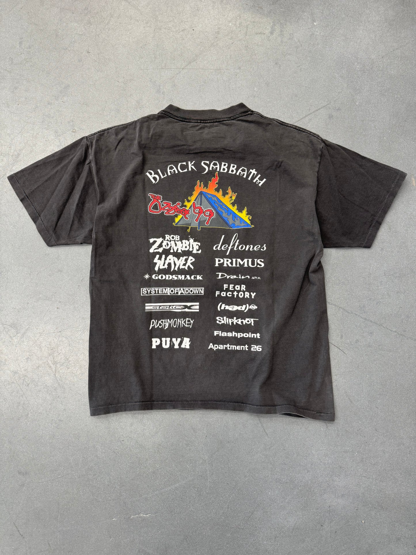 1999 OZZFEST OZZY OSBOURNE BLACK SABBATH TEE (PULLED TAG)