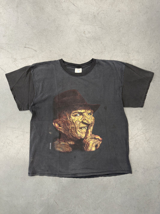 1997 FREDDY KRUEGER WHISPER NIGHTMARE ON ELM STREET TEE (BLUE GRAPE TAG)