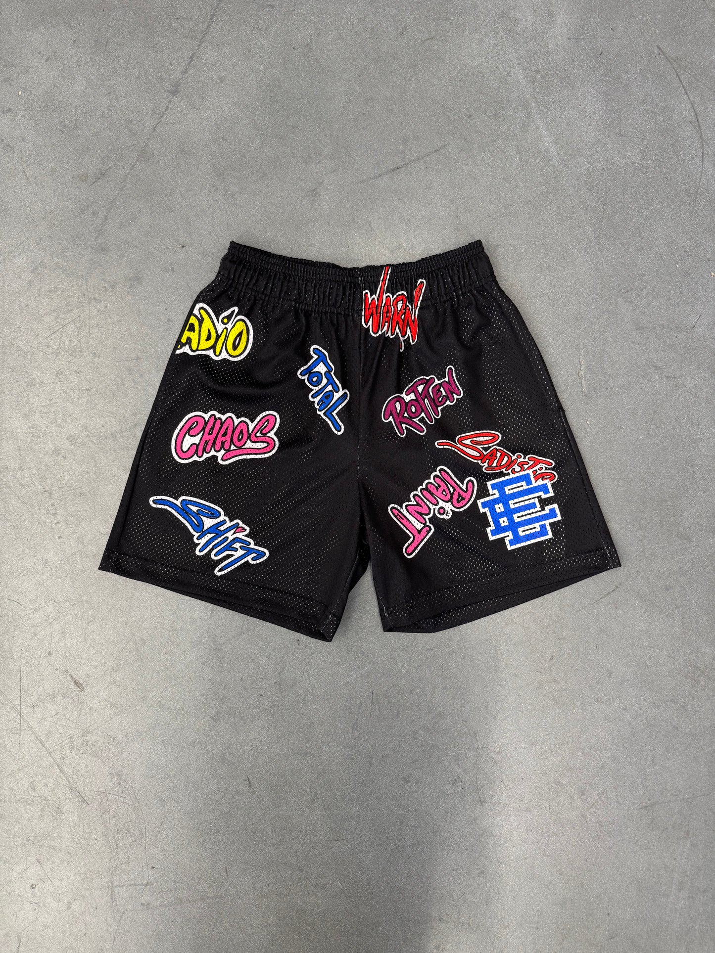2025 ERIC EMANUEL X MATTY BOY EE SHORTS - BLACK/BLUE