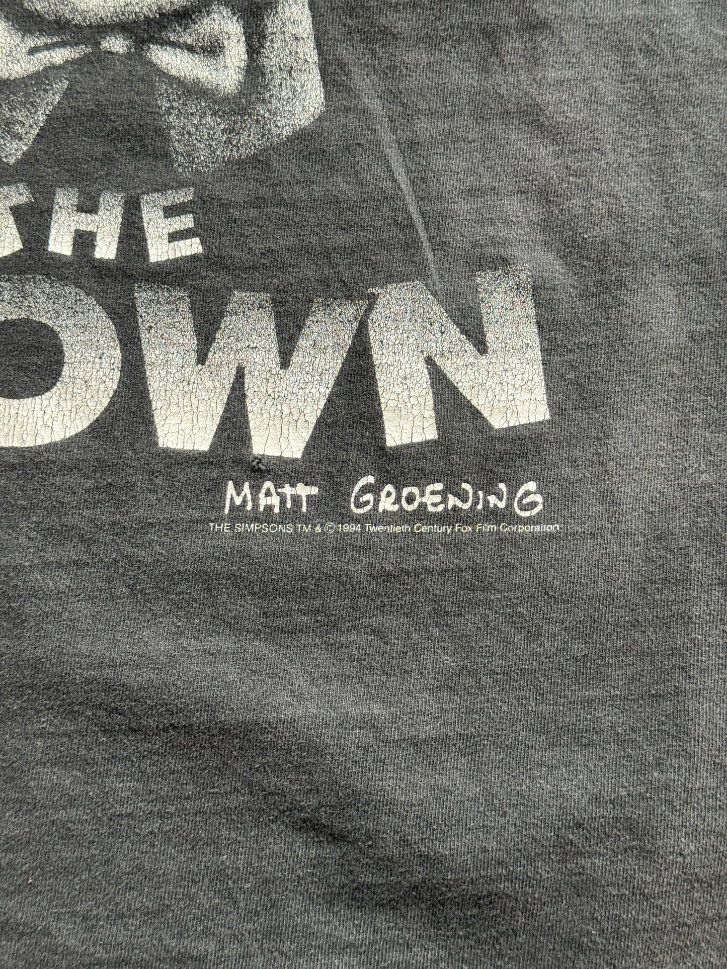 1994 KRUSTY THE CLOWN BIG HEAD TEE (TULTEX TAG)