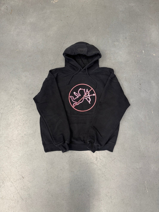 FW21 VETEMENTS NO ANGELS HOODIE - BLACK