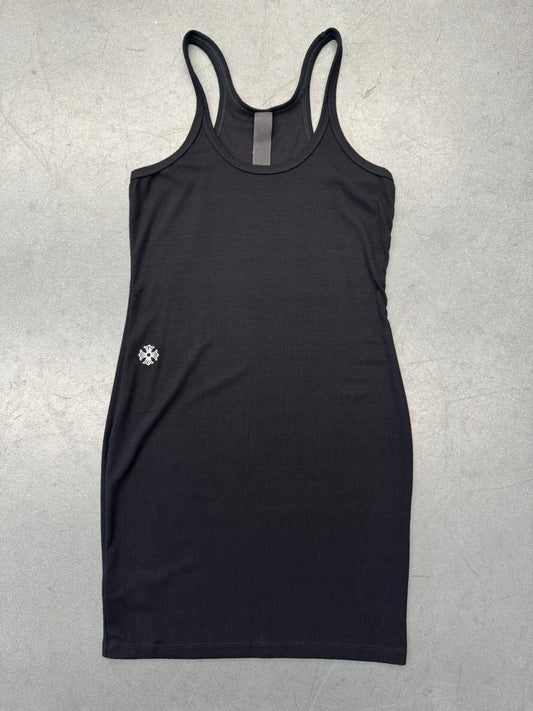 CHROME HEARTS 'BAD SEED' MINI TANK DRESS - BLACK