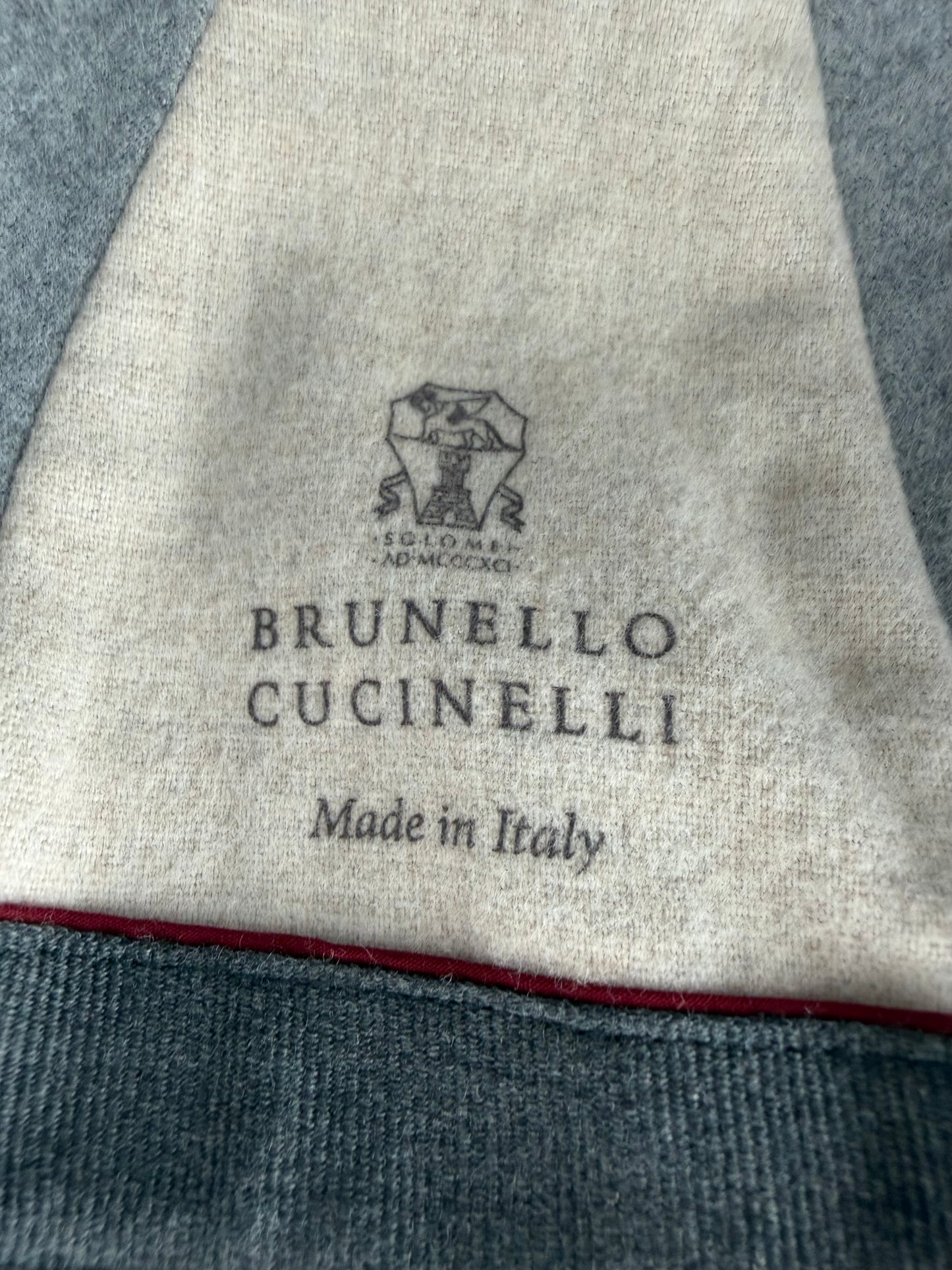 BRUNELLO CUCINELLI CORDUROY LOGO-EMBROIDERED BASEBALL CAP
