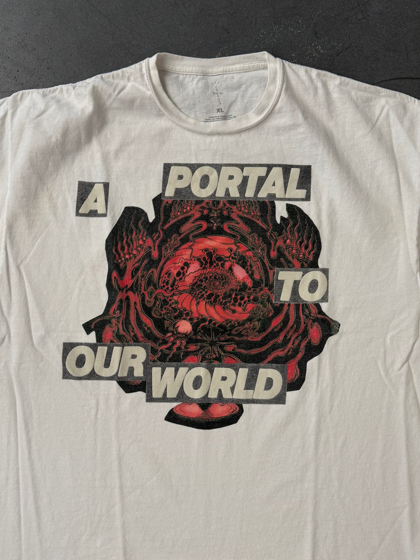2021 TRAVIS SCOTT "A PORTAL TO OUR WORLD" ROLLING LOUD TEE
