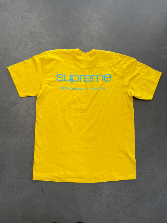 FW23 SUPREME NEW YORK CITY TEE - YELLOW