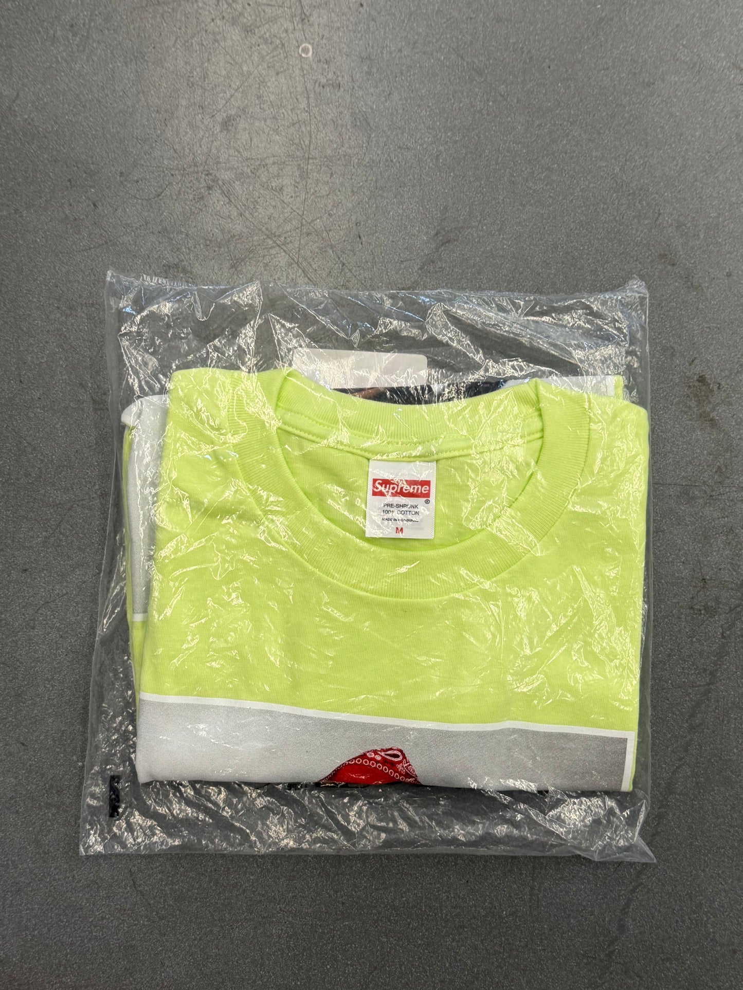 FW25 SUPREME PLAYBOI CARTI TEE - PALE GREEN