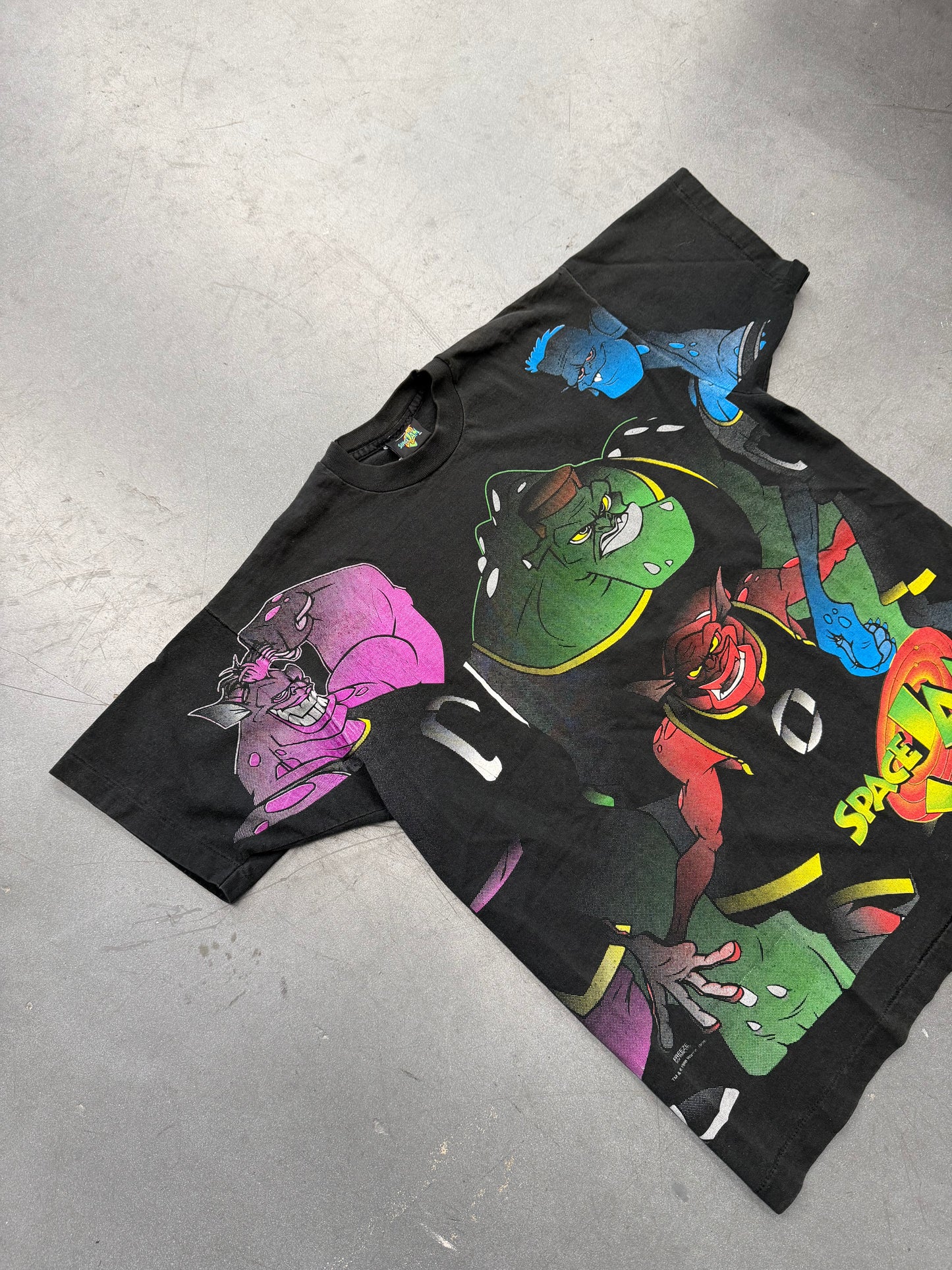 1996 SPACE JAM MONSTARS AOP MOVIE PROMO TEE