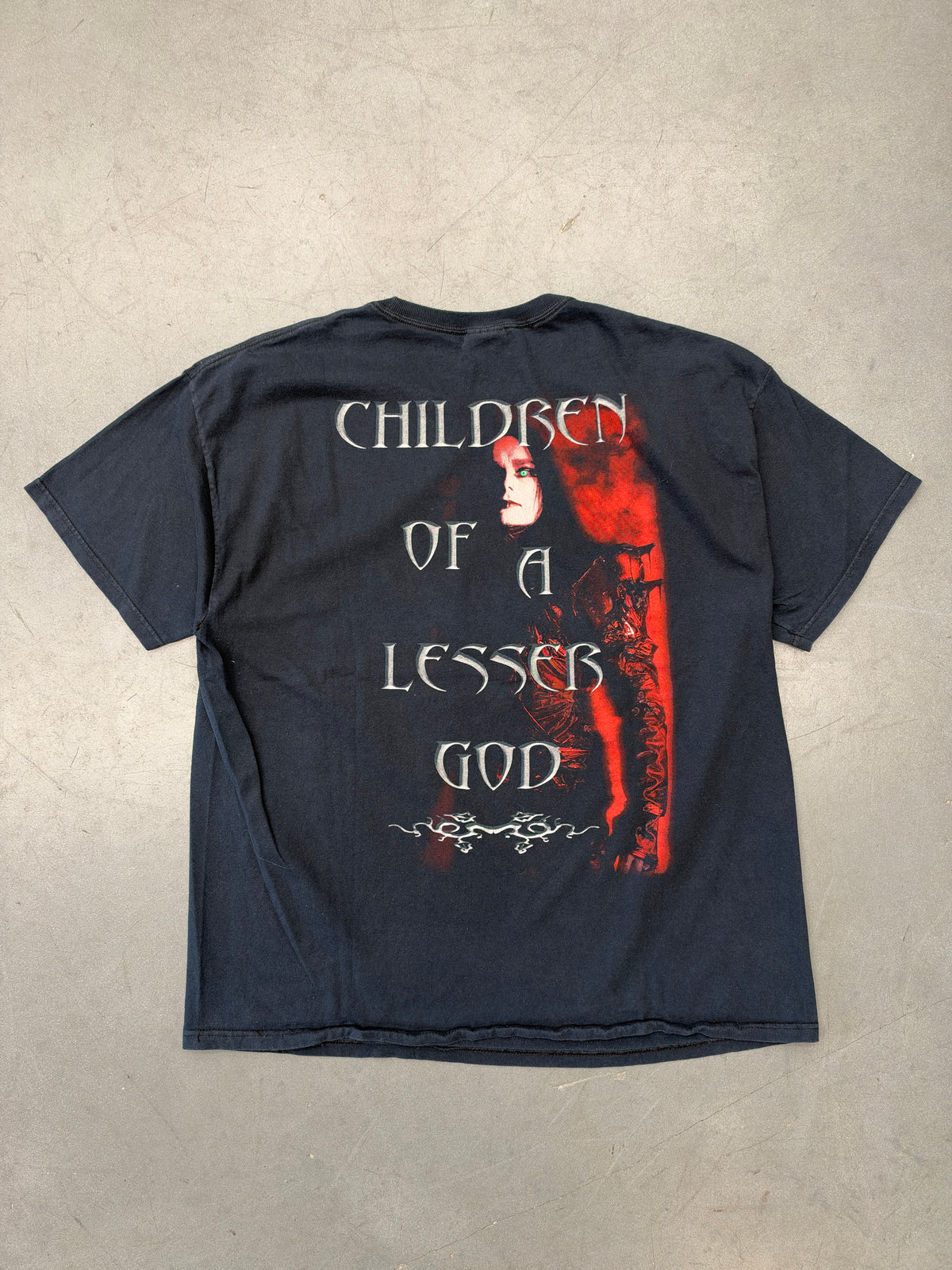 2003 CRADLE OF FILTH CHILDREN OF A LESSER GOD TEE (HANES HEAVYWEIGHT TAG)