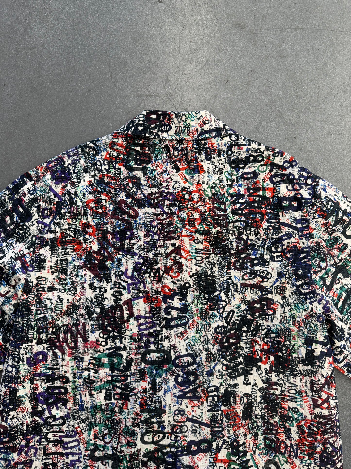 BOTTEGA VENETA MEMORY PRINT BUTTON UP SHIRT