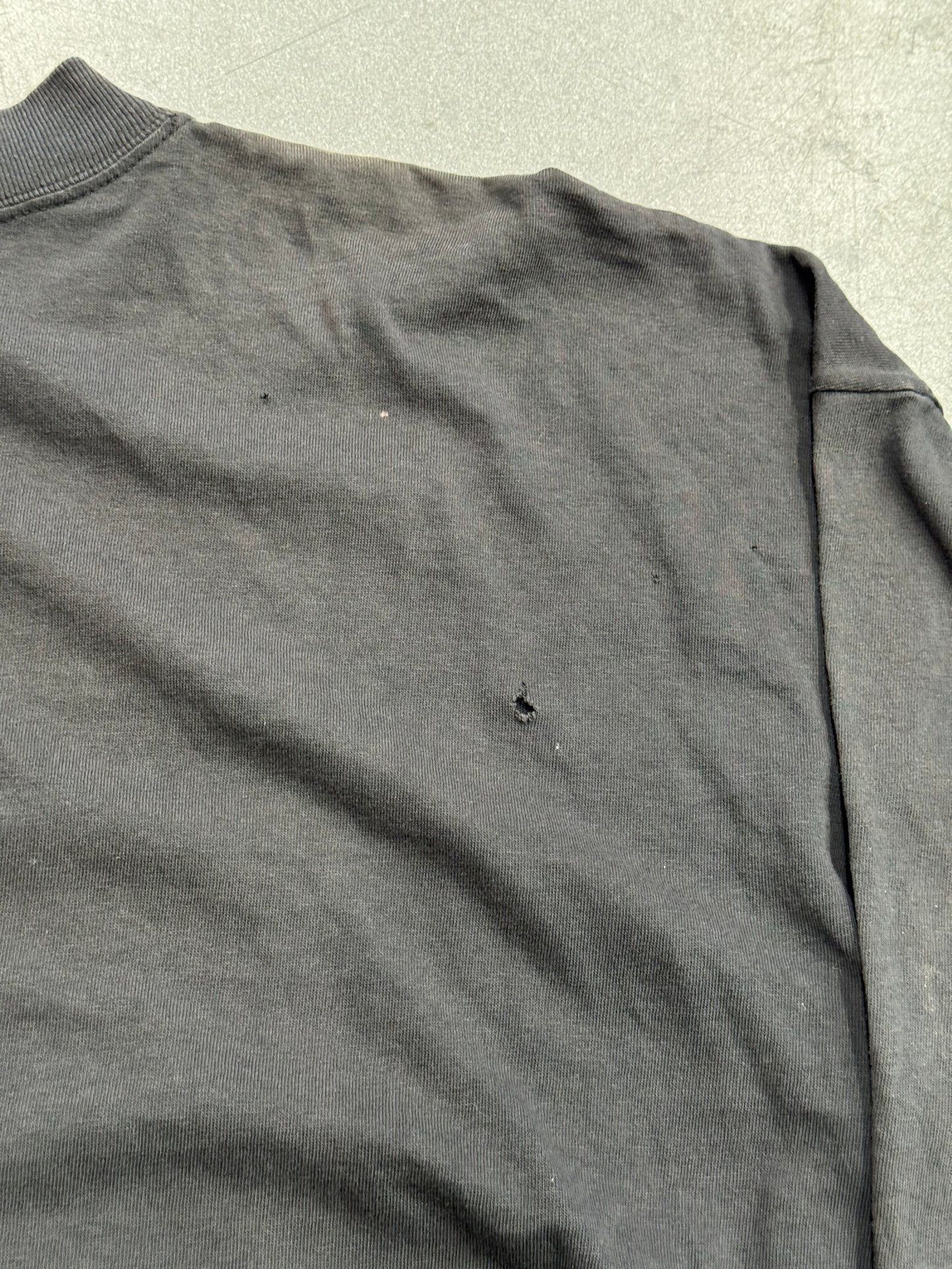 90S MIAMI DOLPHINS THRASHED LS TEE (TEAM RATED TAG)