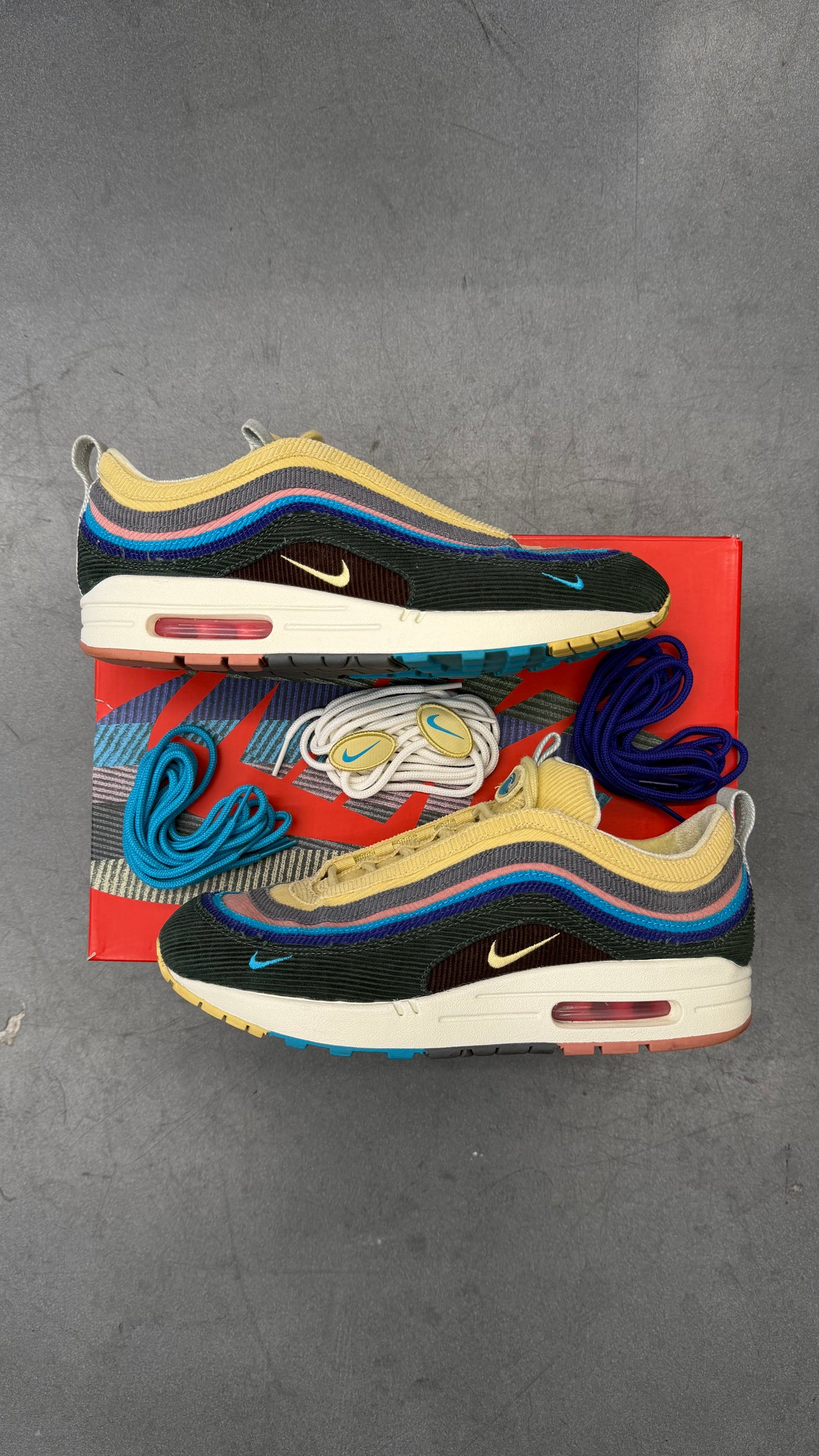 2018 NIKE AIR MAX 1/97 SEAN WOTHERSPOON (EXTRA LACE SET ONLY)
