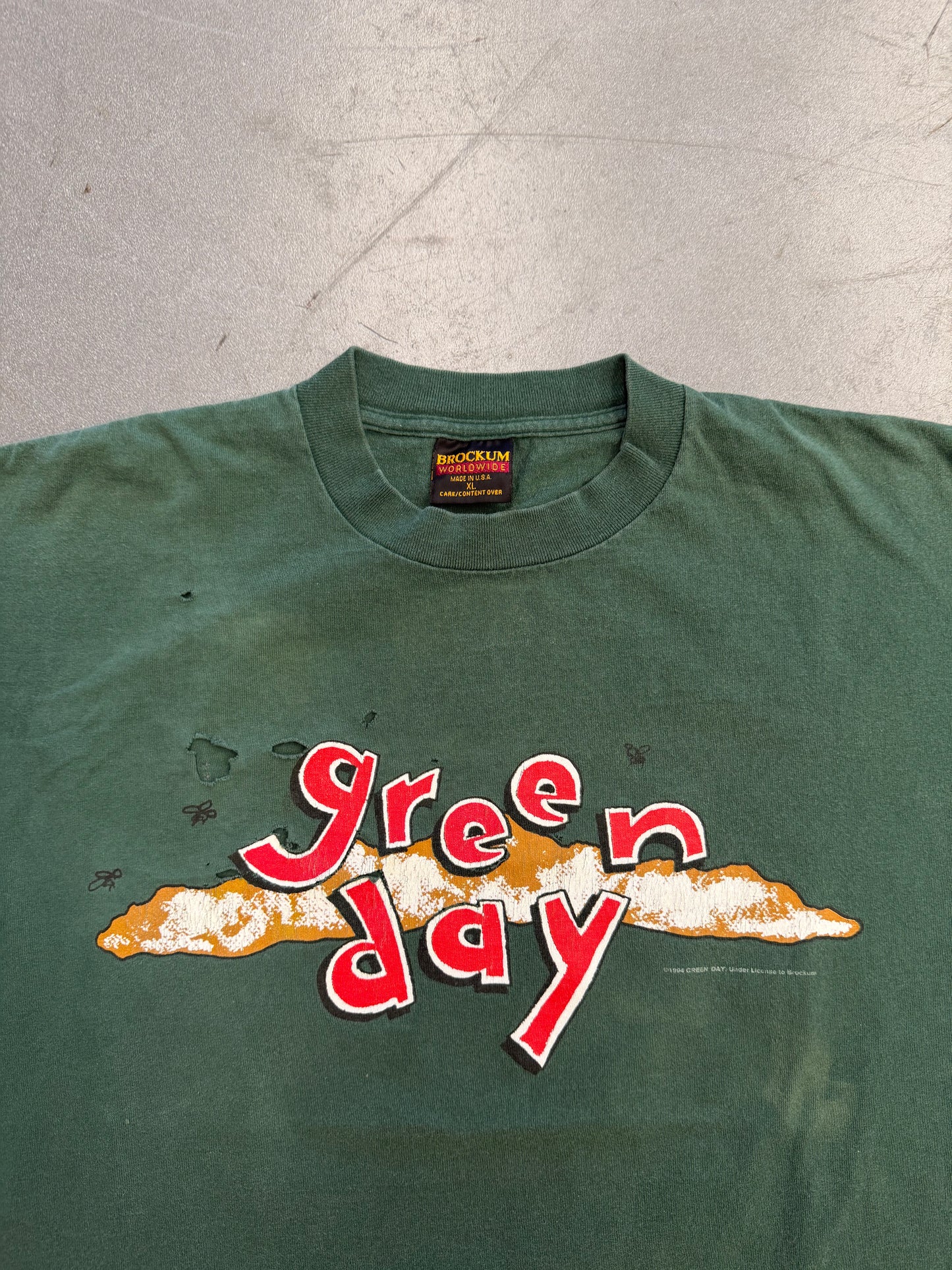 1994 GREEN DAY DOOKIE TOUR TEE (BROCKUM TAG)
