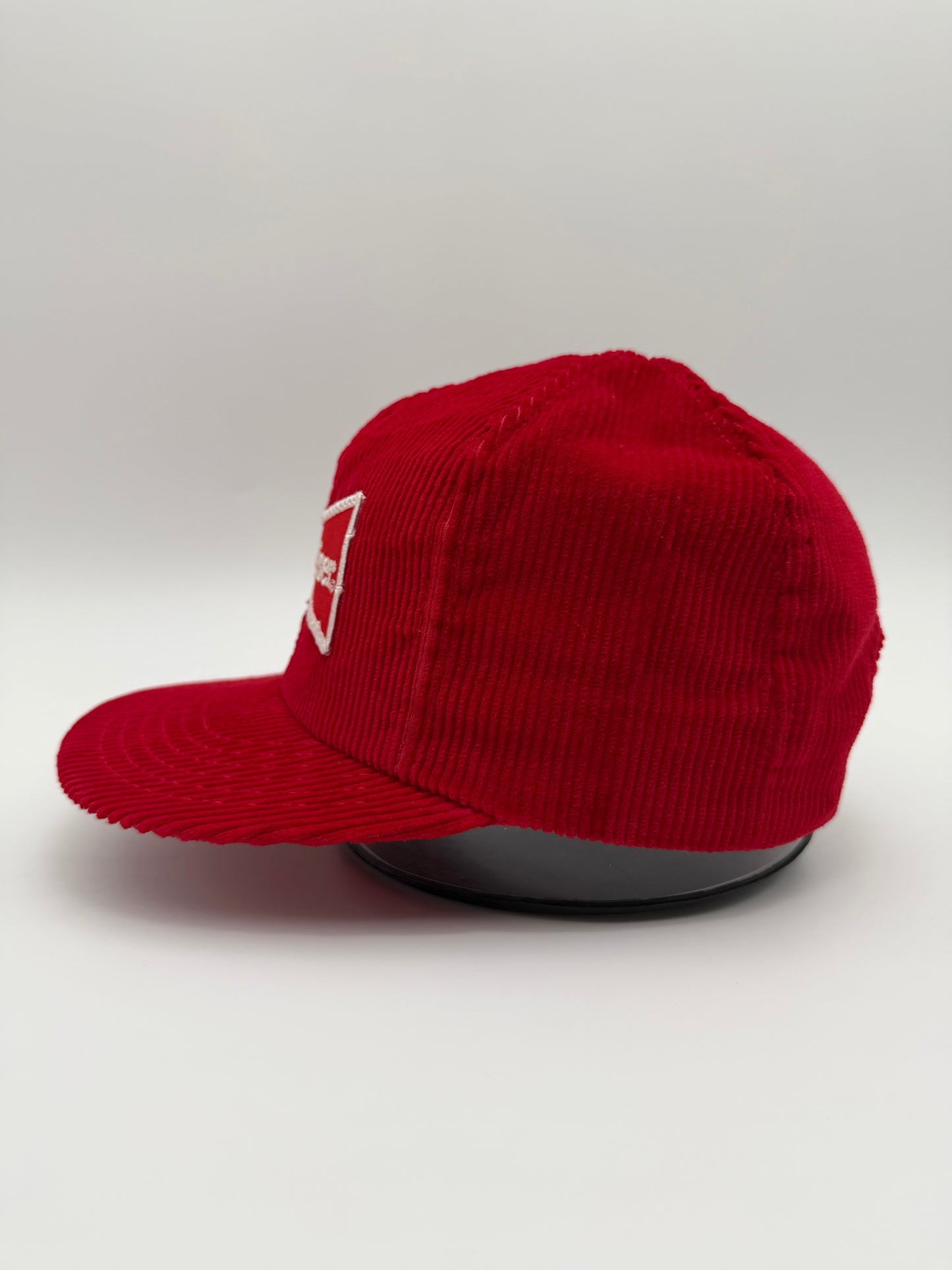 90'S BUDWEISER CORDUROY SNAPBACK HAT