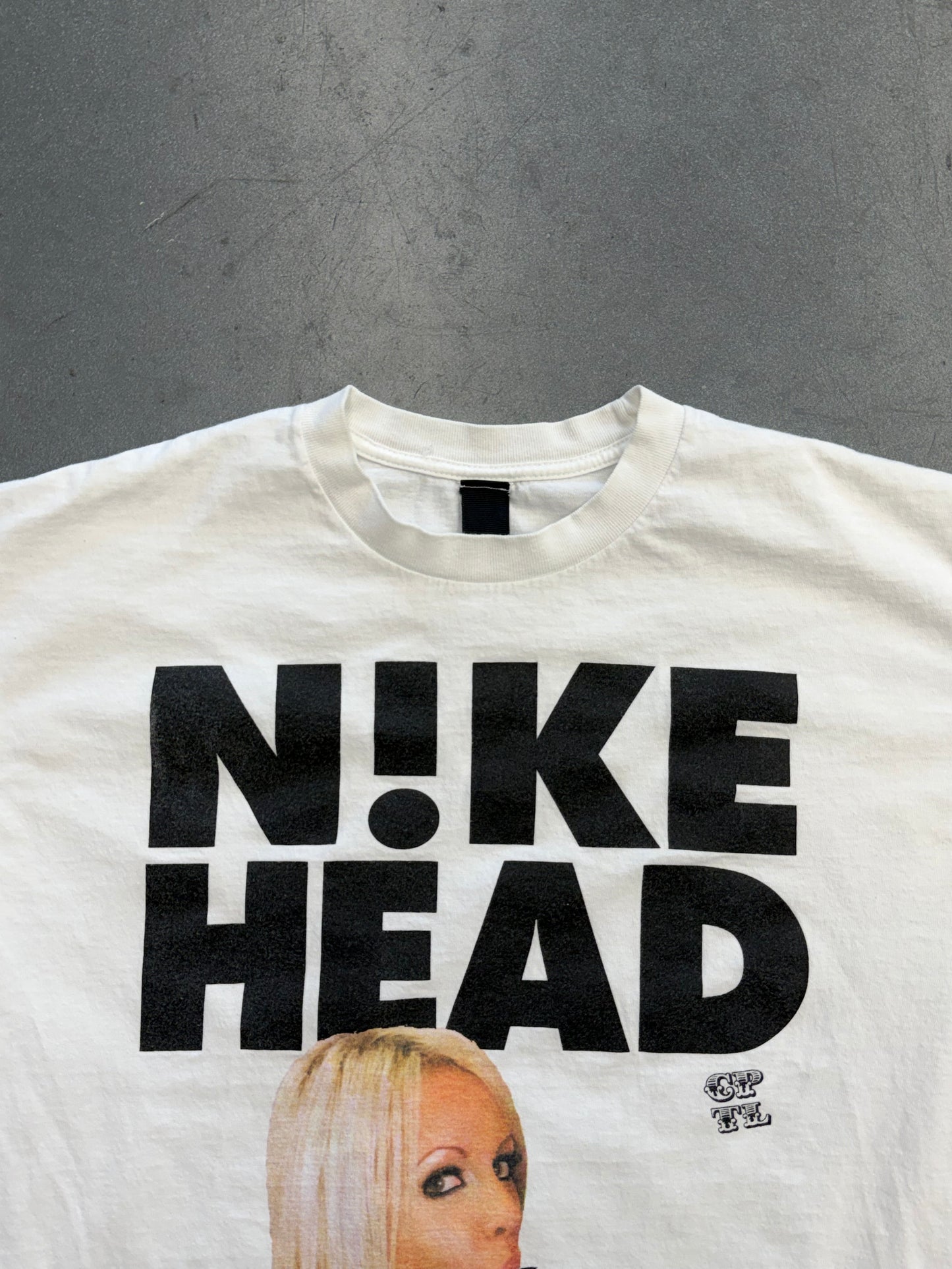 2000'S CPTL N!KE HEAD BOOTLEG NIKE TEE (FADED BLACK TAG)