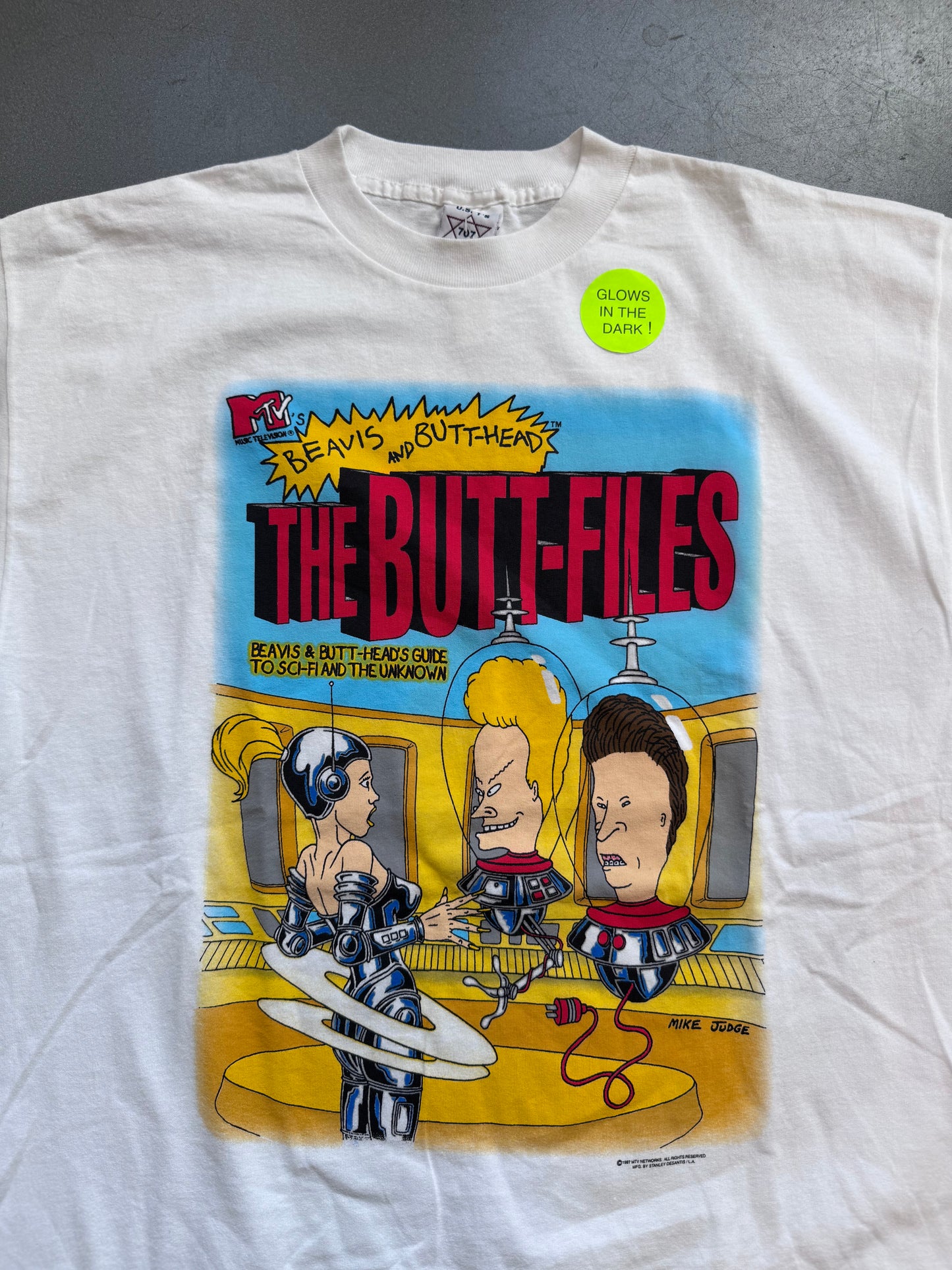 1997 MTV BEAVIS AND BUTTHEAD THE BUTT-FILES TEE (NWT) (707 TAG)